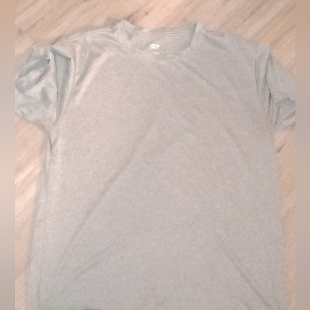 Zone pro lightweight athletic men's t shirt grey large